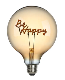 LED Bulb - Be Happy